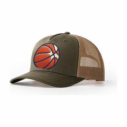 Basketball Tiny Solo Marks Trucker Hat – Olive Khaki