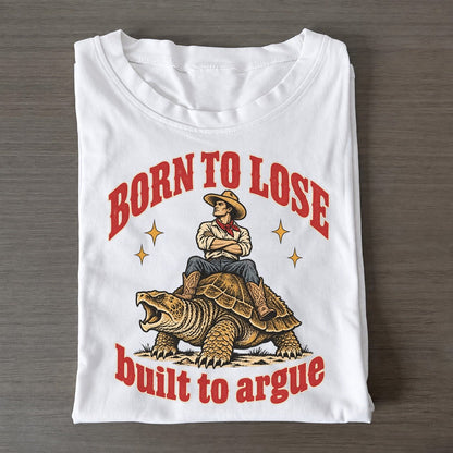 Built To Argue Unhinged Affirmations Classic T-shirt – White