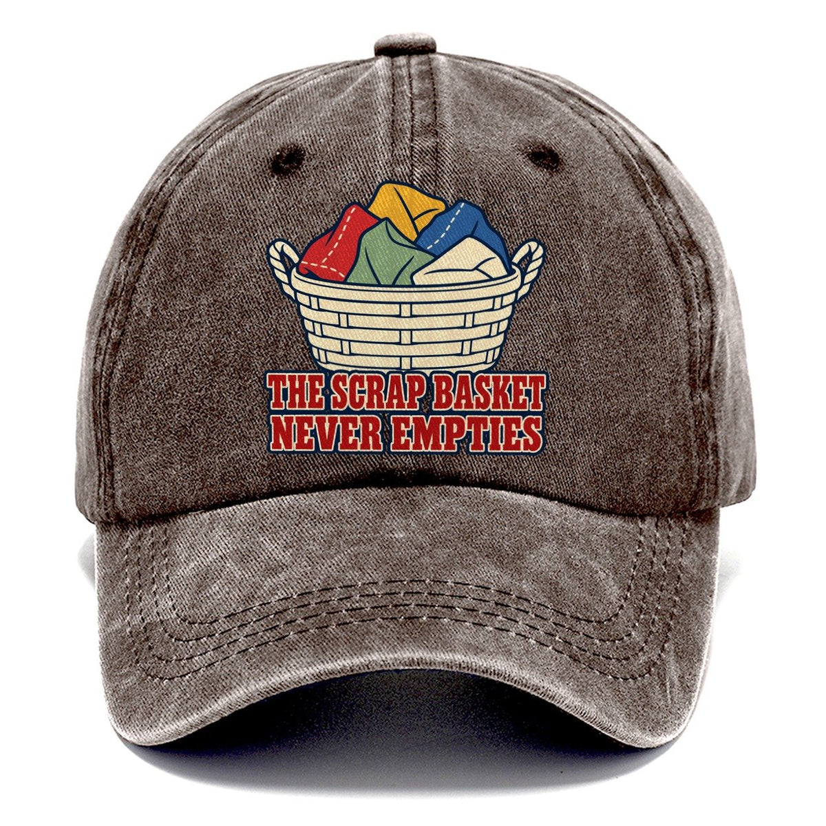 The Scrap Basket Sewing And Quilting Classic Cap – Brown