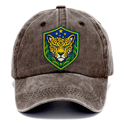 Brazil Minimal Emblem Country Logos Classic Cap – Brown
