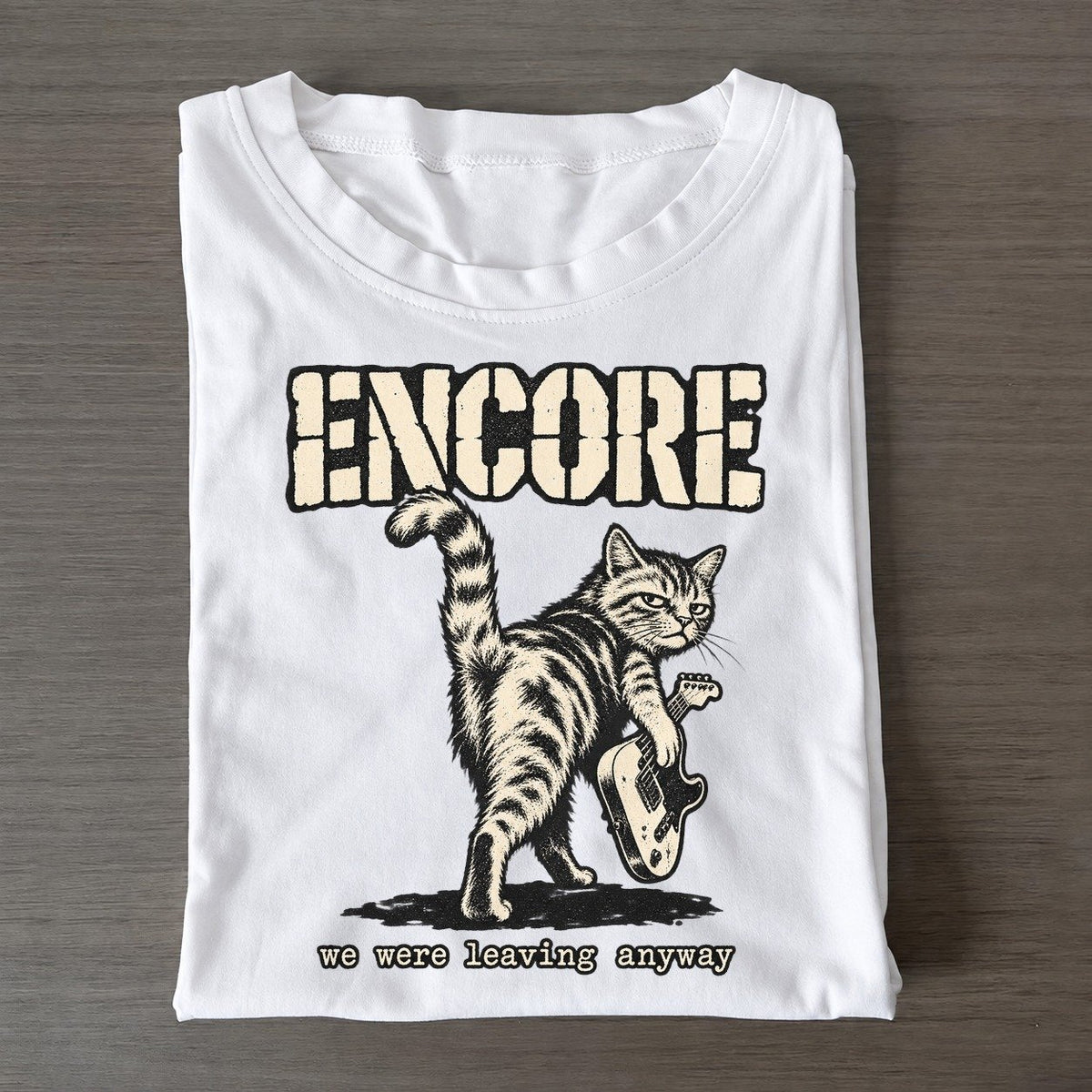 Encore Alley Cat Records Classic T-shirt – White