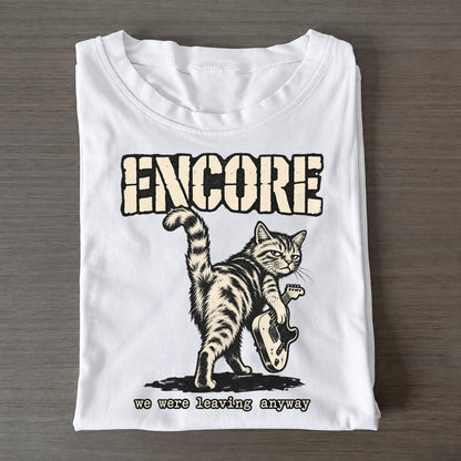 Encore Alley Cat Records Classic T-shirt – White