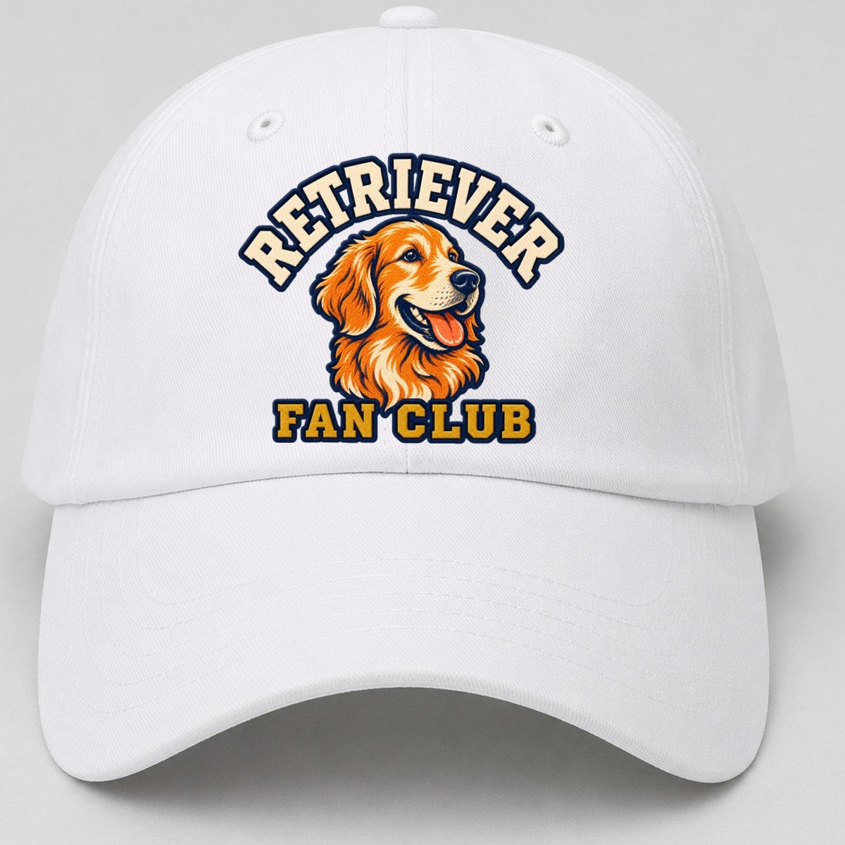 Retriever Fan Club Baseball Cap – White