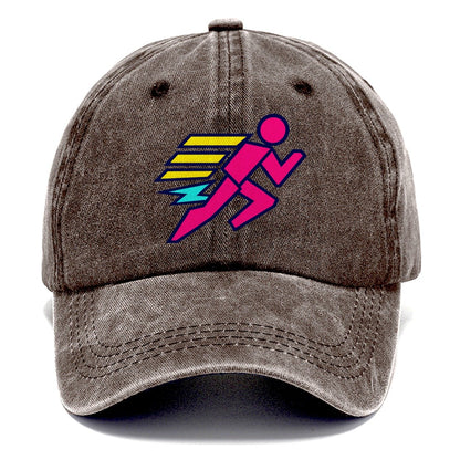 Slab Runner Splash 90S Running Clubs Classic Cap – Brown