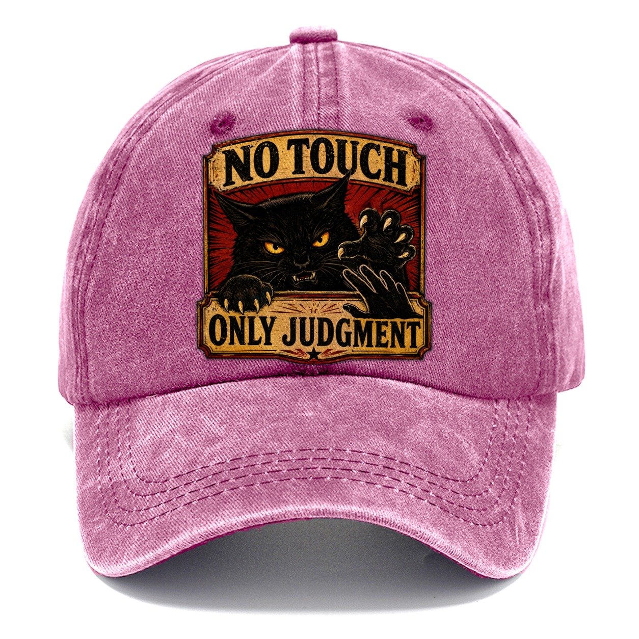 No Touch Only Judgment Classic Cap – Dusty Rose
