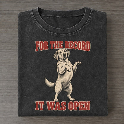 Labrador Retriever Dog Declarations Vintage T-shirt – Black