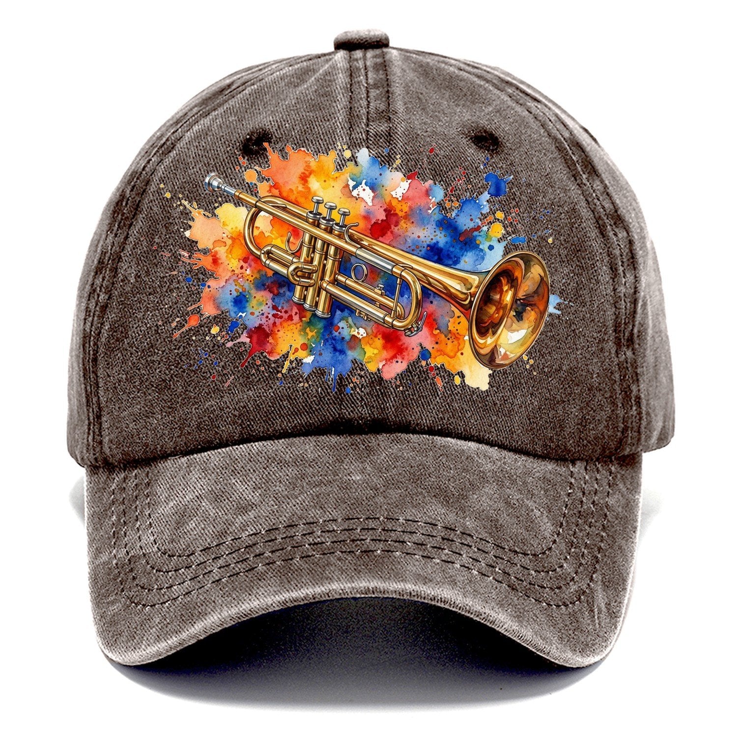 Trumpet Transparent Cleanup Launch Classic Cap – Brown