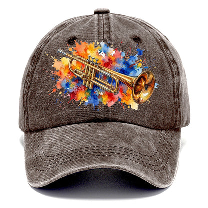 Trumpet Transparent Cleanup Launch Classic Cap – Brown