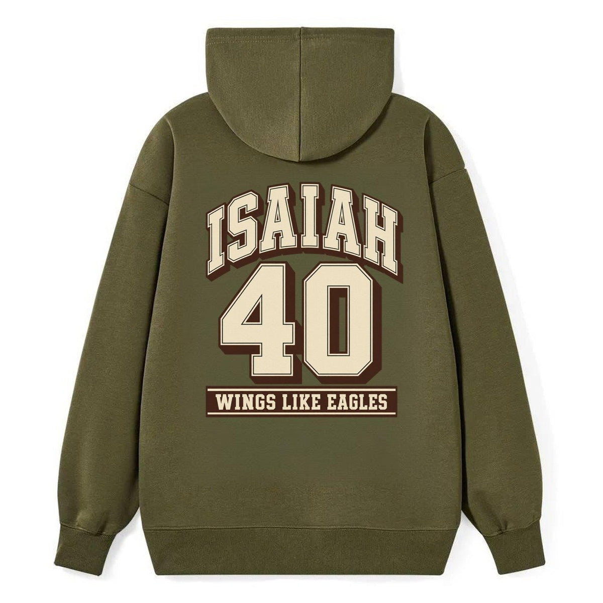 Isaiah 40 Varsity Chapel Varsity Classic Pullover Hoodie – Armygreen