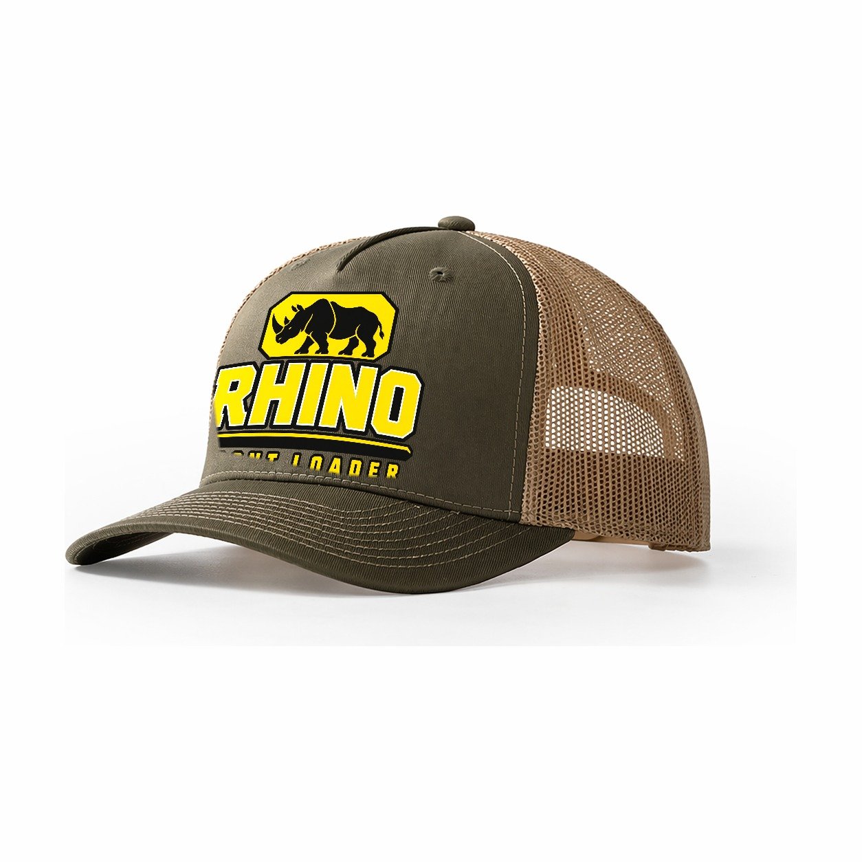 Rhino Front Loader Heavy Duty Trucker Hat – Olive Khaki