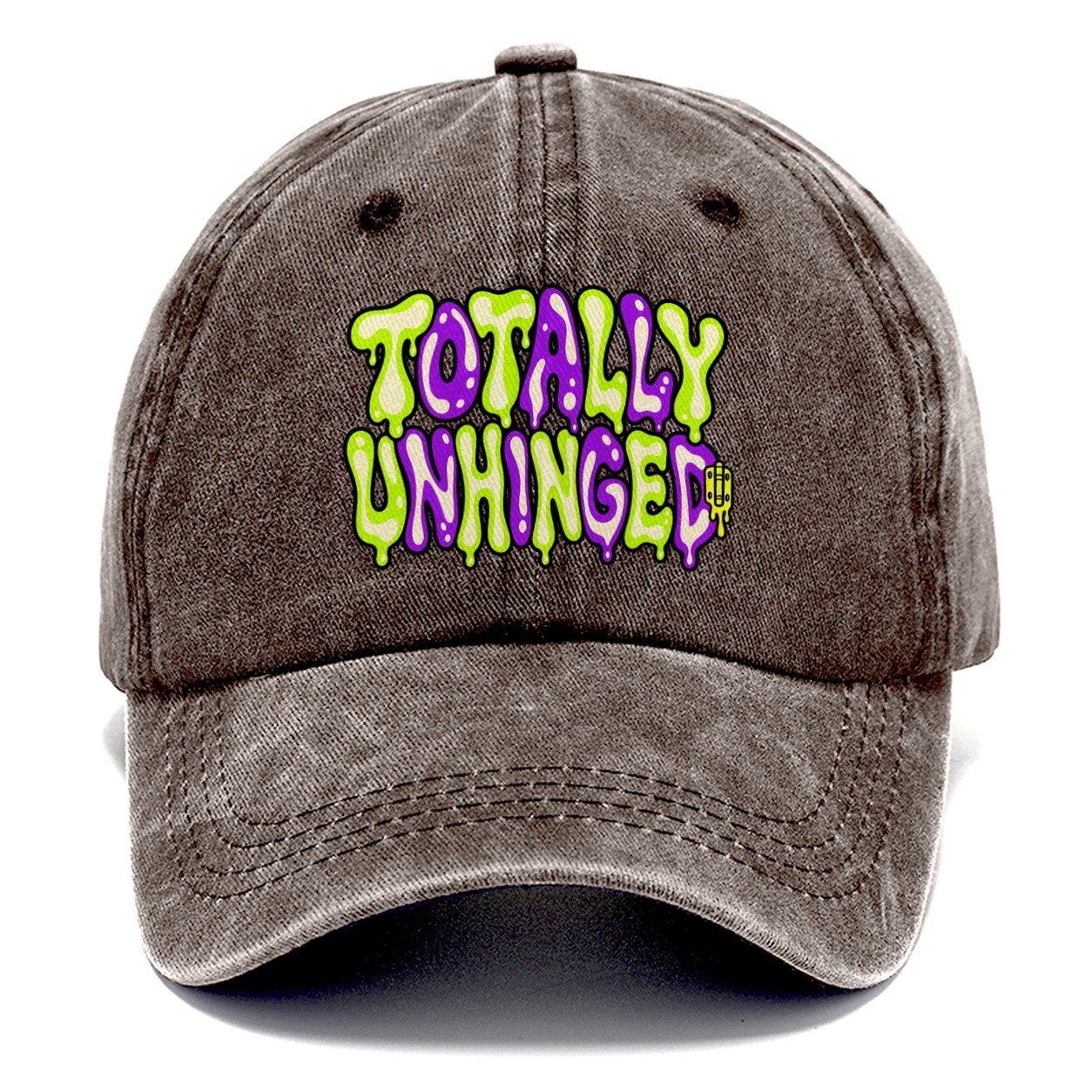 Totally Unhinged Crazy Styles Classic Cap – Brown
