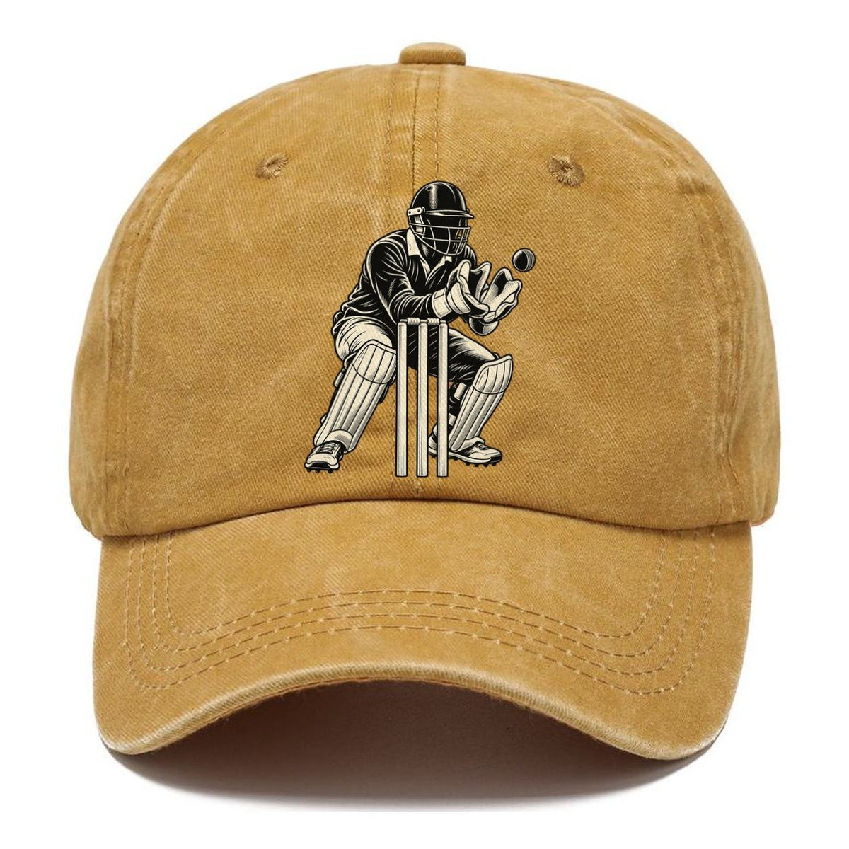 Cricket Wicketkeeper Catch Global Sports Ink Figures Classic Cap – Golden Harvest