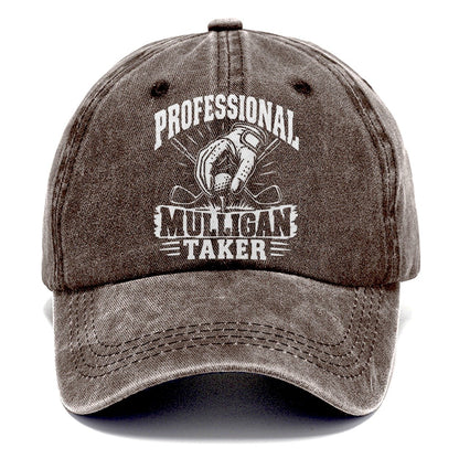 Professional Mulligan Taker Golf Life Classic Cap – Brown