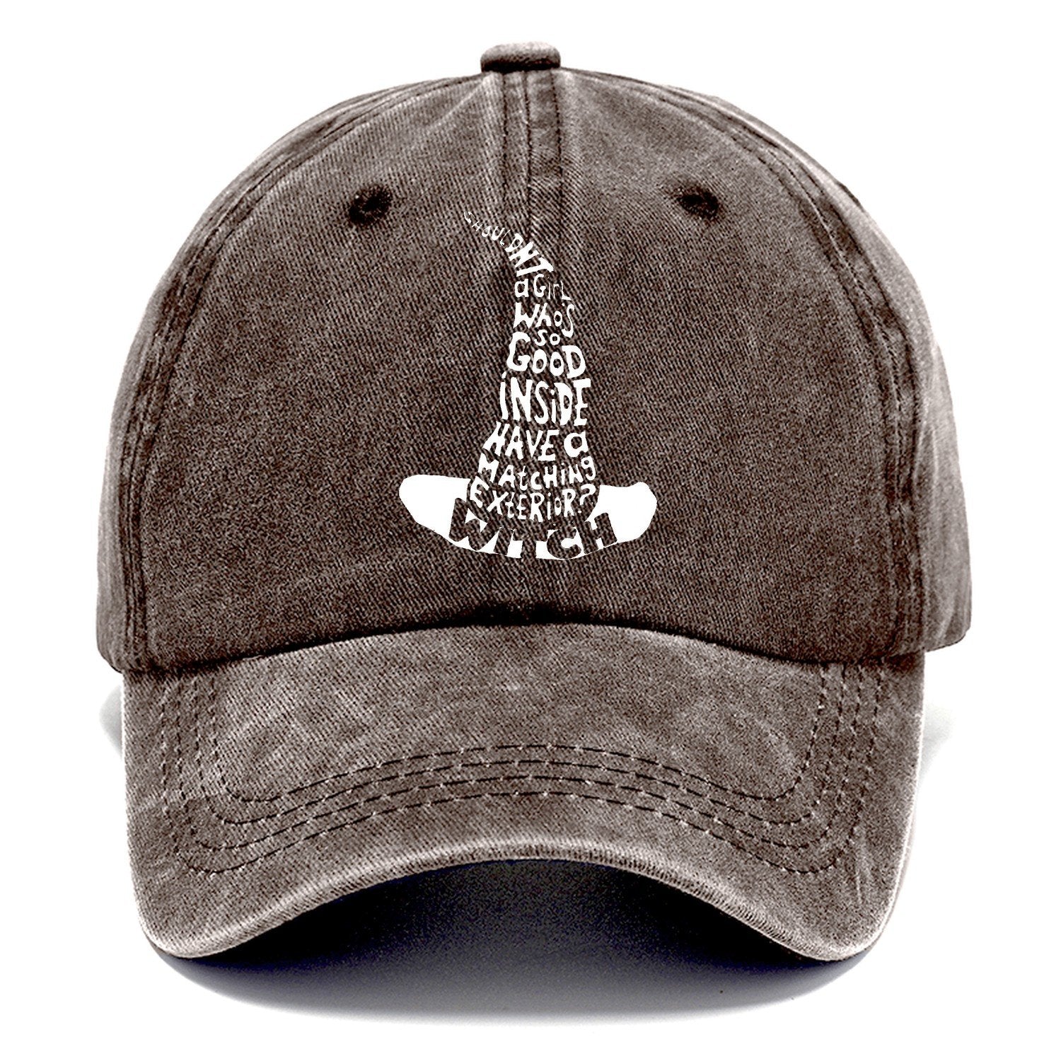 Shouldnt Girl Witch Classic Cap – Brown