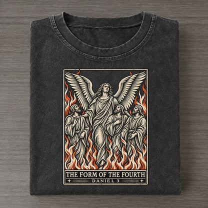 The Form Of The Sixfold Wings Vintage T-shirt – Black
