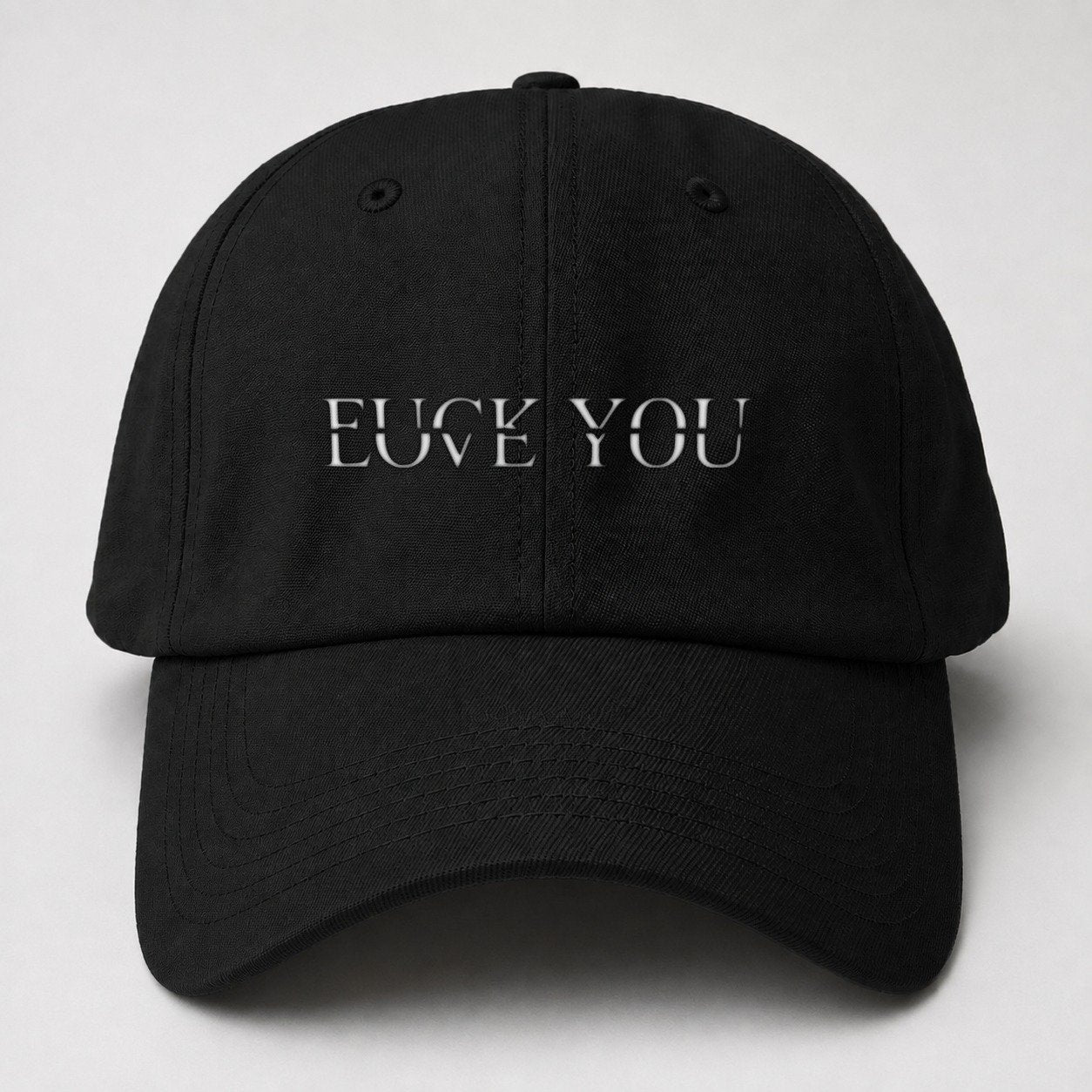 fucklove-you-classic Baseball Cap – Black