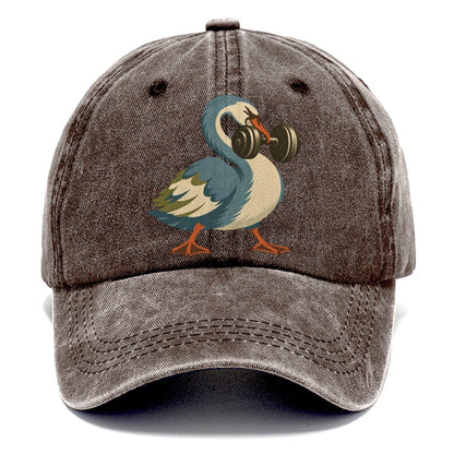 Swan Neck Curl Animal Lifters Classic Cap – Brown