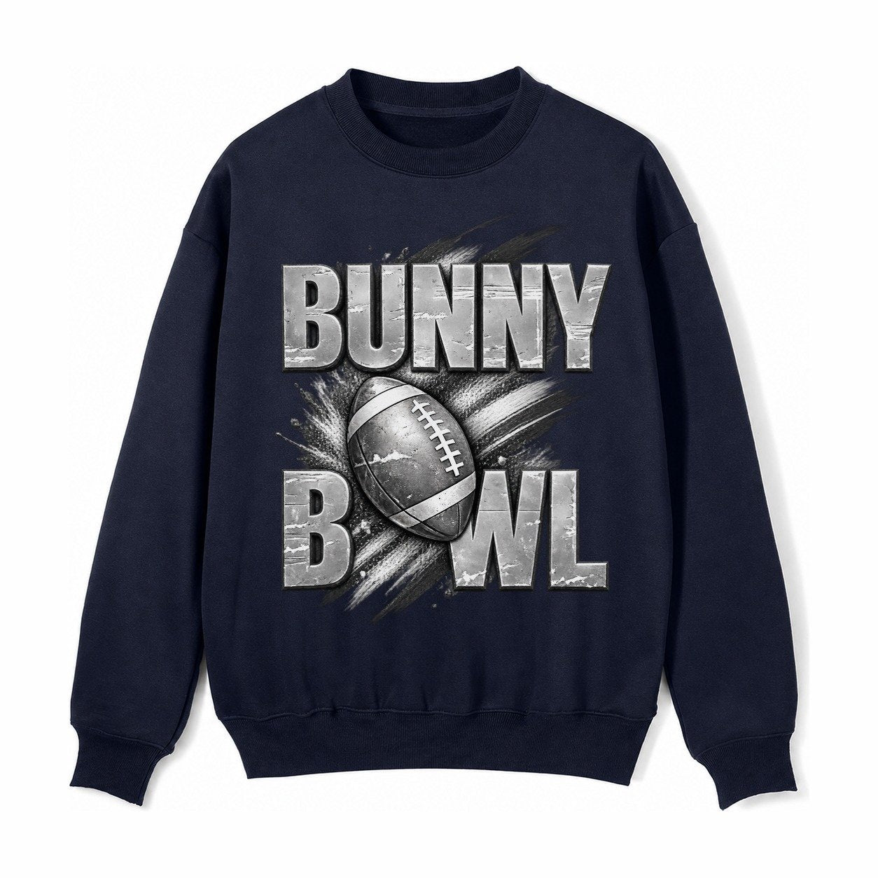 Bunny Bowl Fleece Sweatshirt – Navy Blue