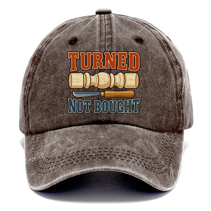 Turned Not Bought Woodworking Classic Cap – Brown
