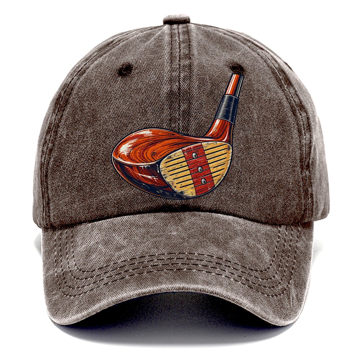 Vintage Club Head Golf Life Classic Cap – Brown