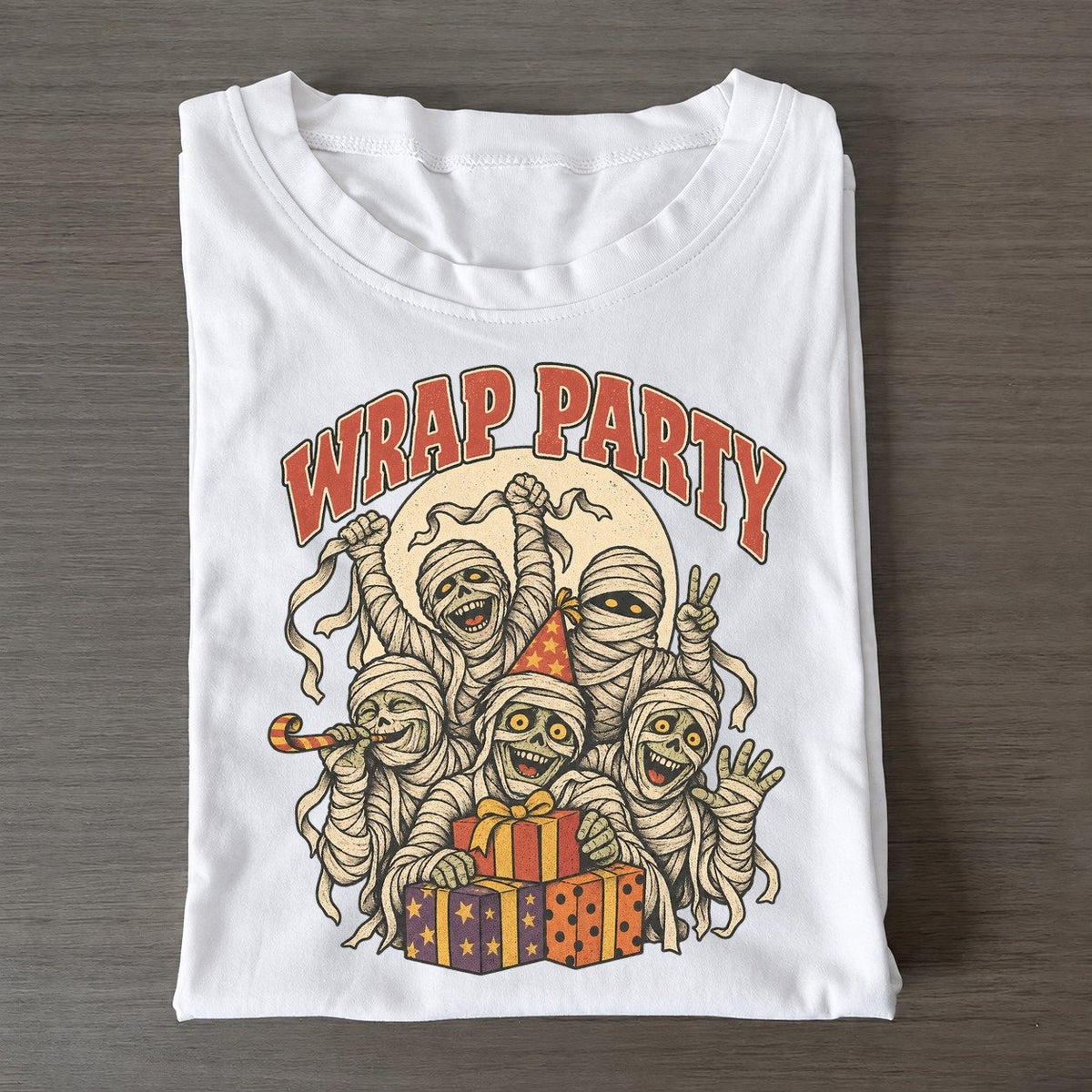 Wrap Party Ghoul Mixer Classic T-shirt – White