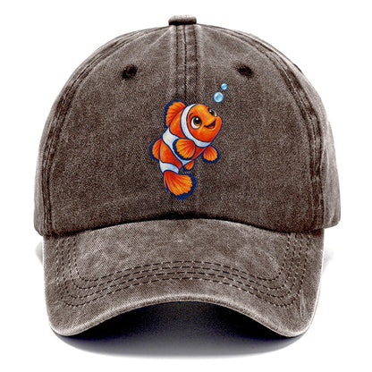 Clownfish Upward Flick Sea Sprite Classic Cap – Brown