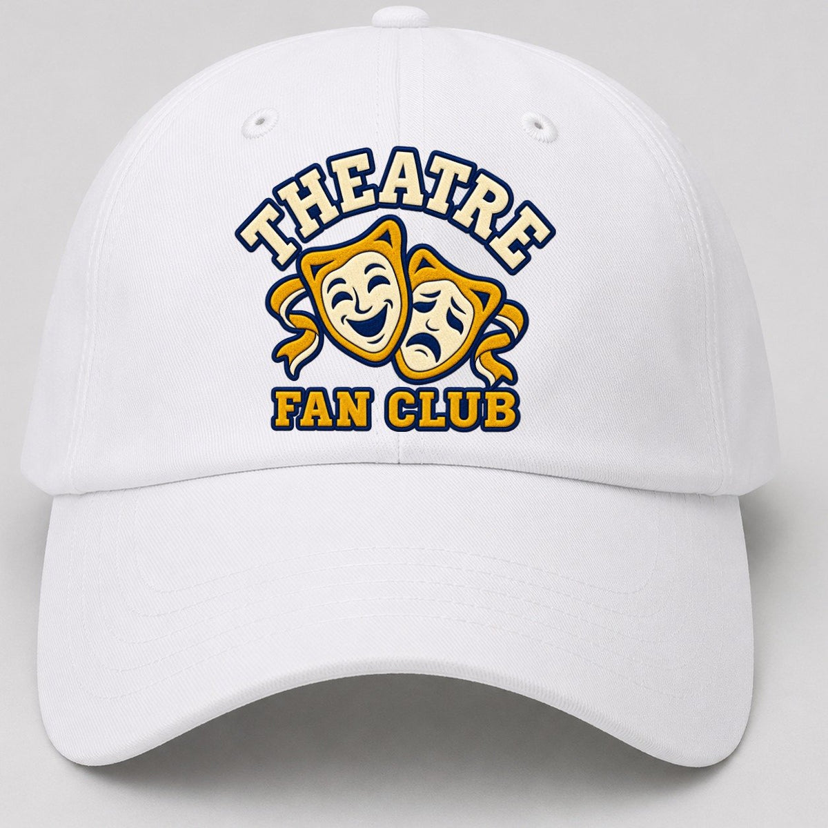 Theatre Fan Club Baseball Cap – White