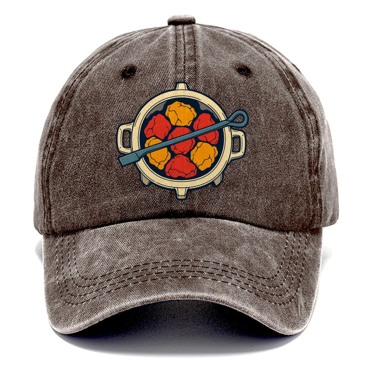 Coal Forge Firepot Blacksmithing Classic Cap – Brown