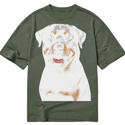 Rottweiler Powerful Guardian Classic T-shirt – Army Green