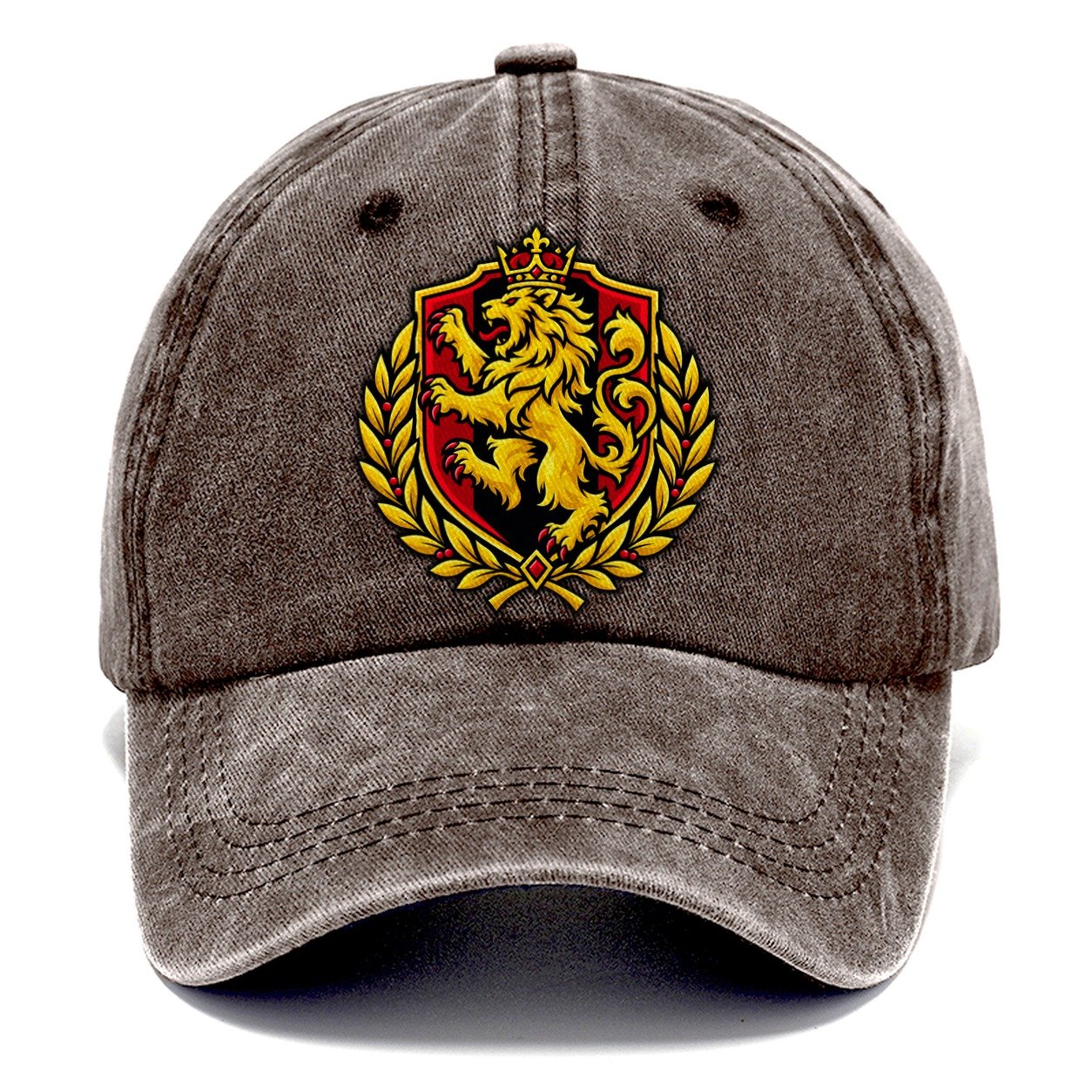Belgium Minimal Emblem Country Logos Classic Cap – Brown