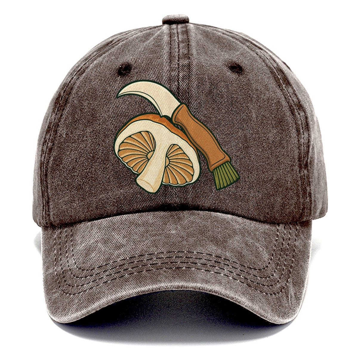 Knife And Brush Foraging And Mycology Classic Cap – Brown