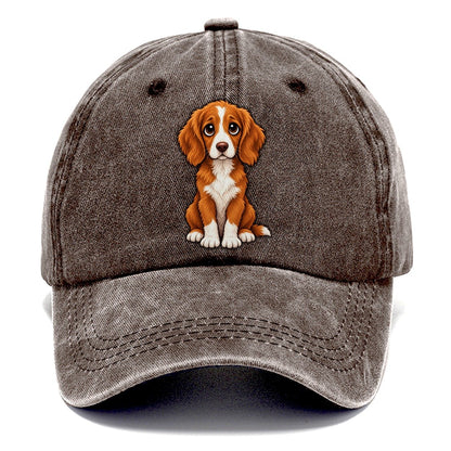 Nova Scotia Duck Tolling Retriever Sitting Sweetheart Classic Cap – Brown