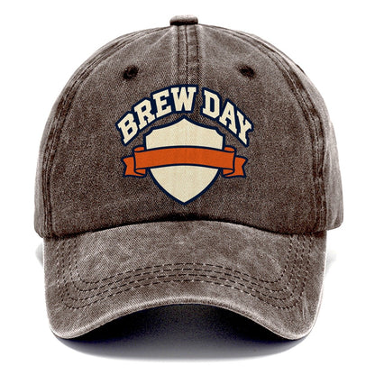 Brew Day Banner Classic Cap – Brown