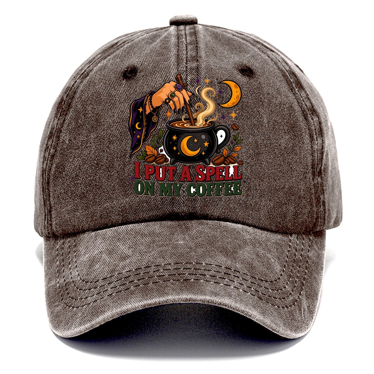 Spell On My Coffee Classic Cap – Brown