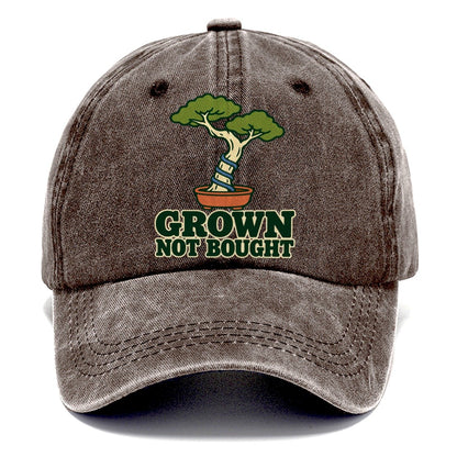 Grown Not Bought Bonsai Classic Cap – Brown