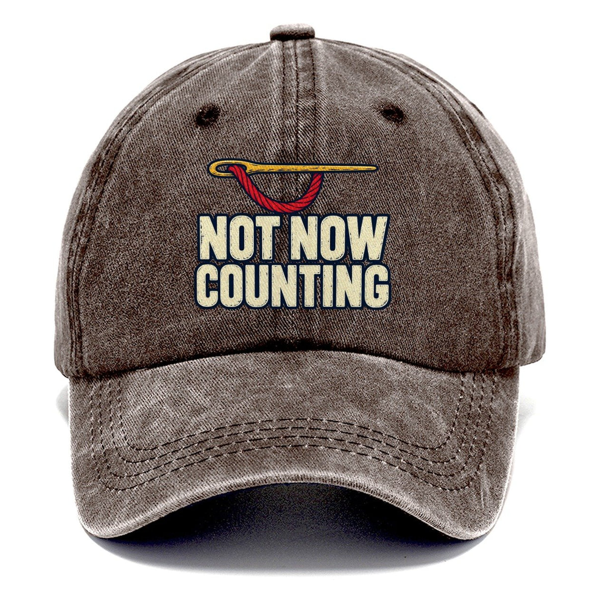 Not Now Counting Classic Cap – Brown