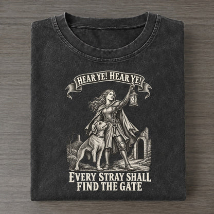 The Rescue Keeper And The Three Legged Hound Royal Decree Vintage T-shirt – Black