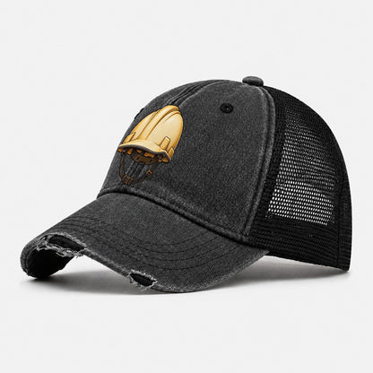 Hard Hat Heavy Duty Washed Trucker Hat – Black