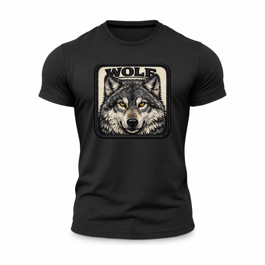 Wolf Athletic Tee – Black