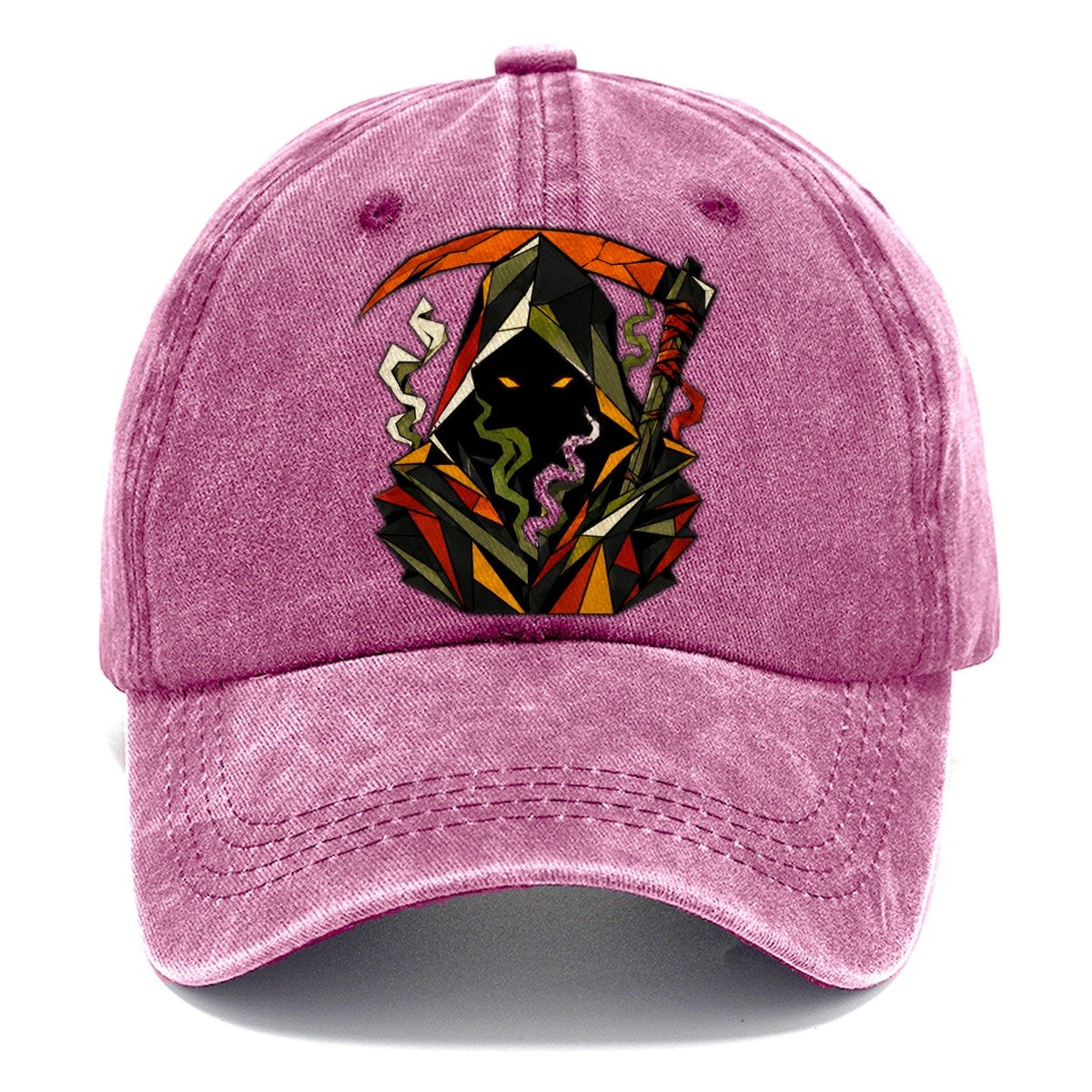 Grim Reaper Portrait Classic Cap – Dusty Rose