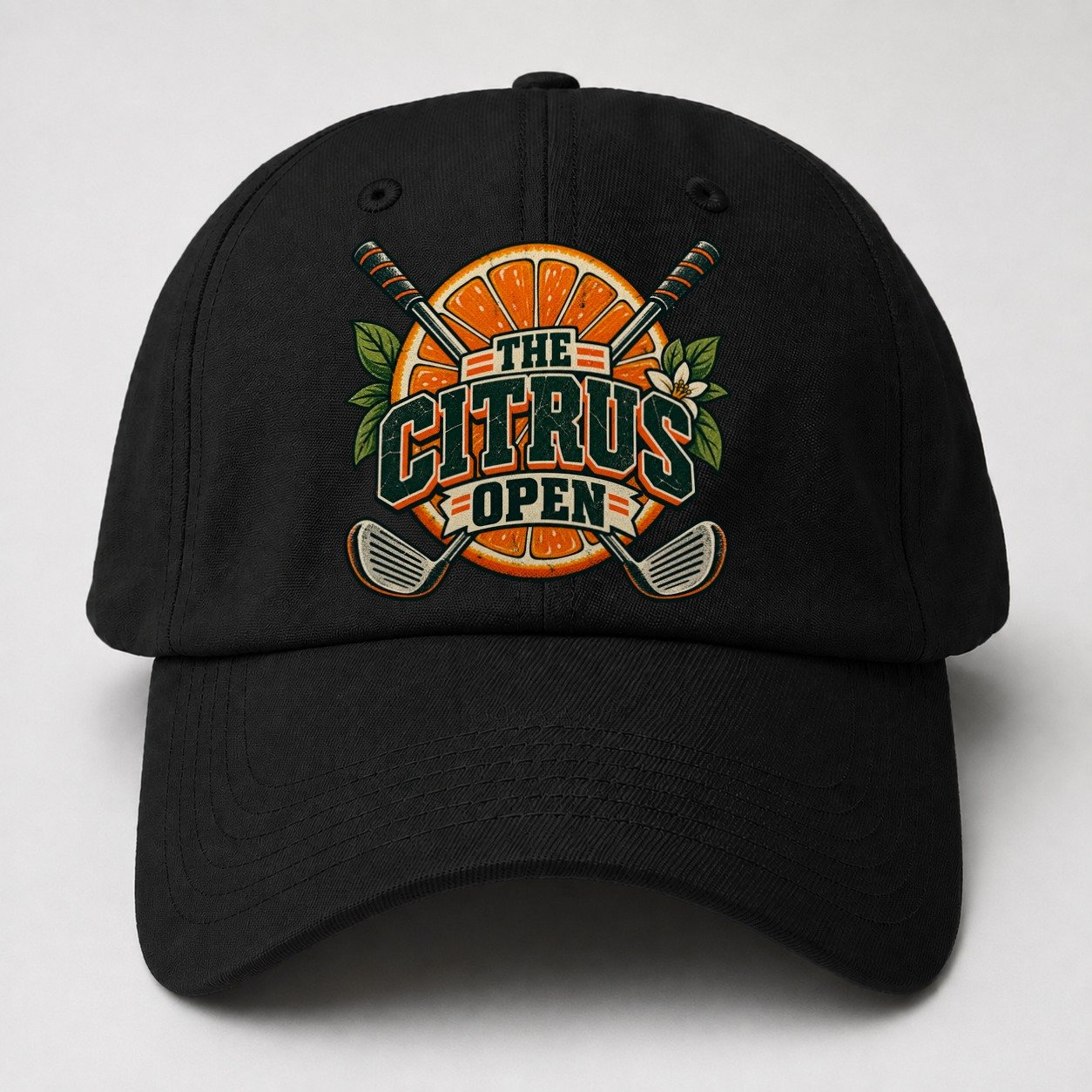 The Citrus Open Golf Life Baseball Cap – Black