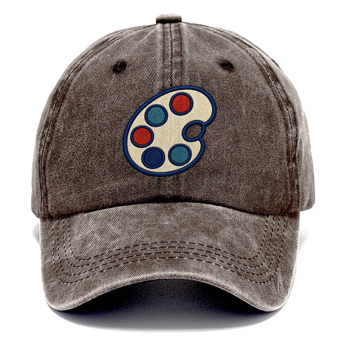 Painter Palette Tiny Solo Marks Classic Cap – Brown