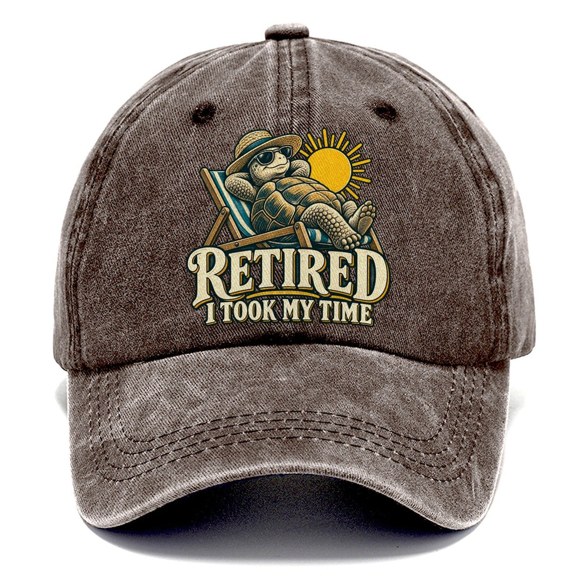 Retired Took My Time Everyday Originals Classic Cap – Brown