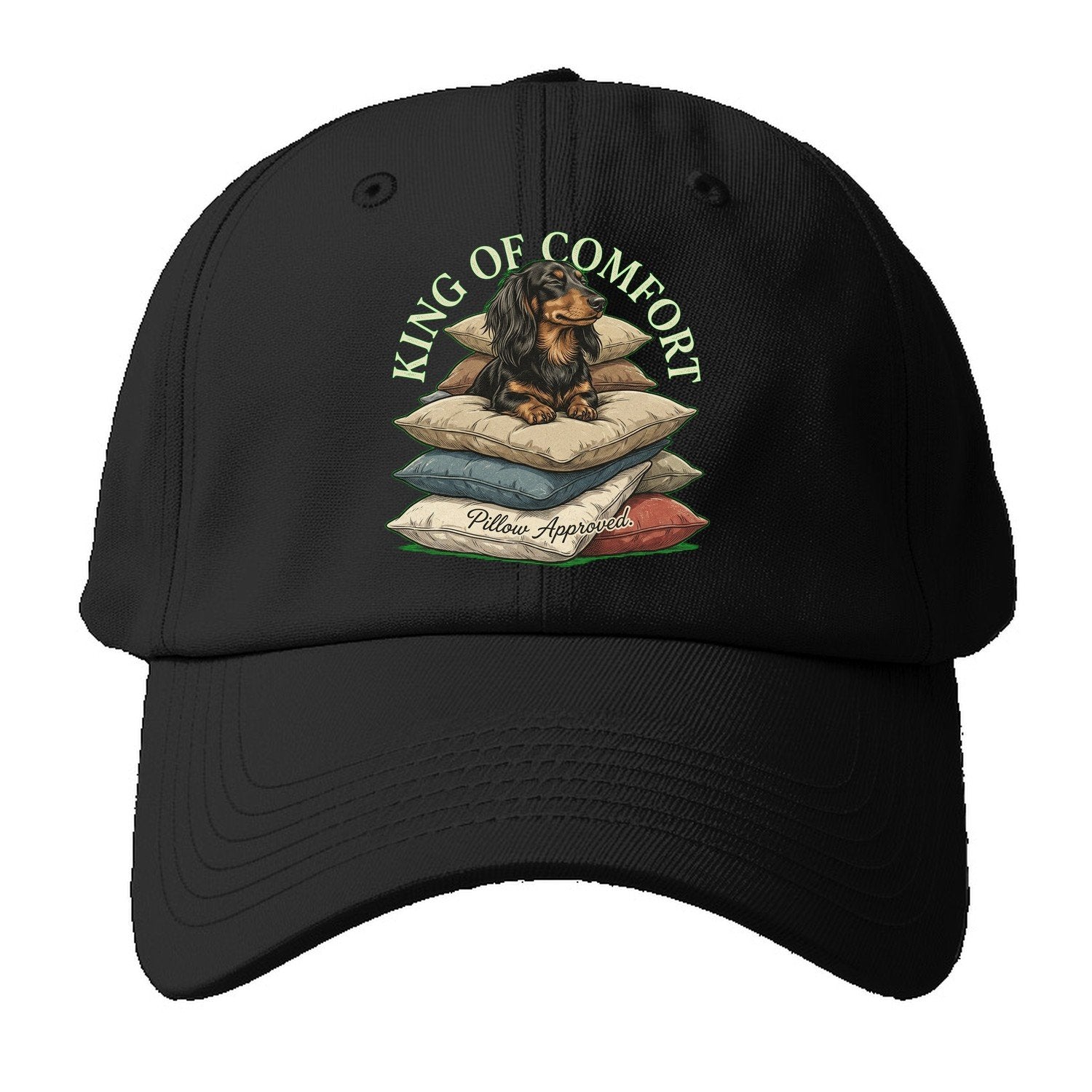 King Of Comfort Baseball Cap – Black