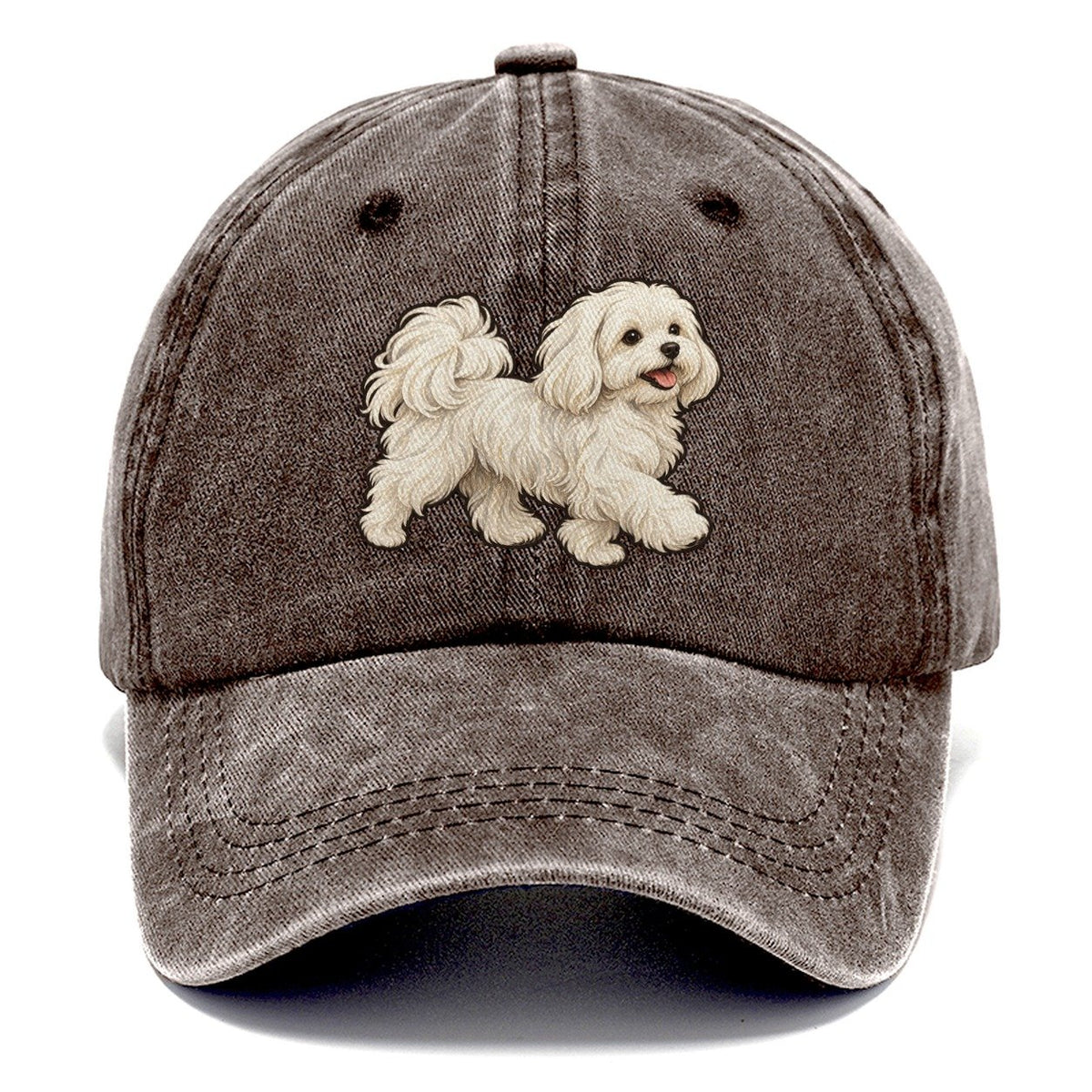 Maltese Trotting Fan Favorites Classic Cap – Brown