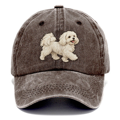 Maltese Trotting Fan Favorites Classic Cap – Brown