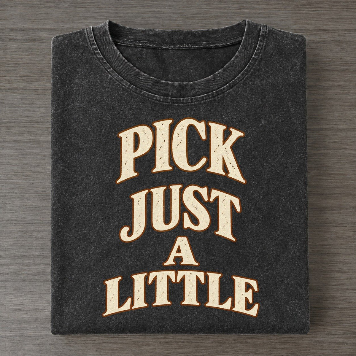 Pick Just A Little Pastimes Companions Vintage T-shirt – Black