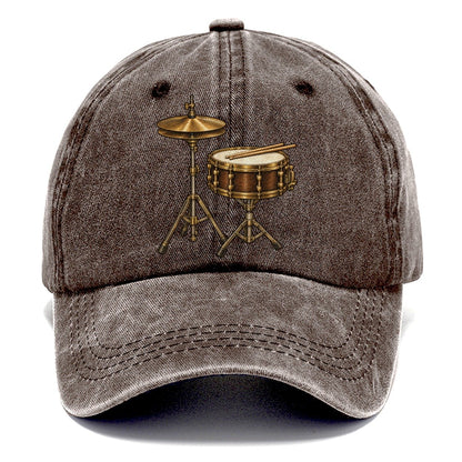 Hi Hat And Snare Fan Favorites Classic Cap – Brown