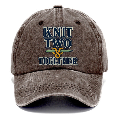 Knit Two Together Yarn Crafts Classic Cap – Brown