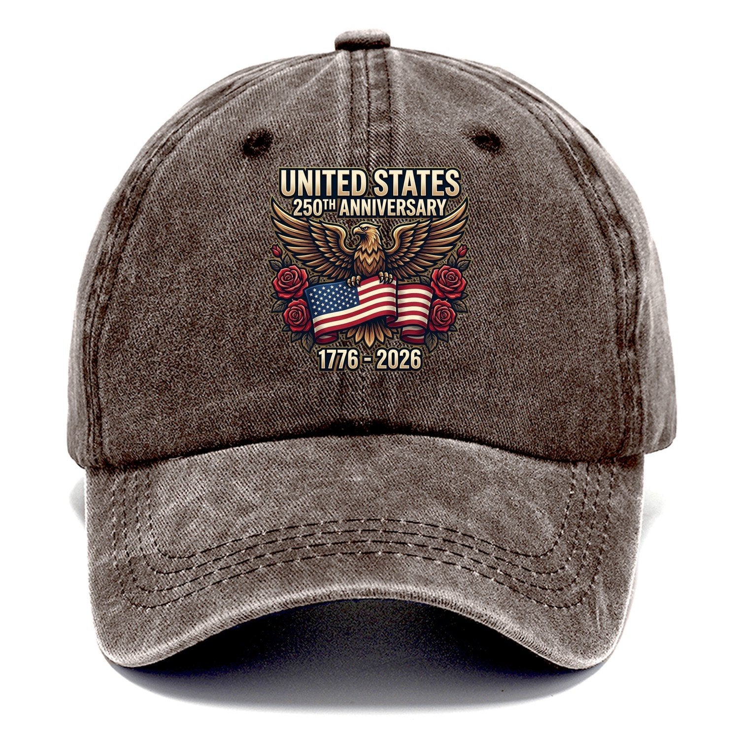 Eagle Flag Roses 250Th Classic Cap – Brown